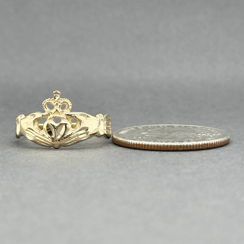 Estate 14K Y Gold Claddagh Ring