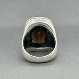Estate David Yurman SS 18 18.55ct Smoky Quartz & 0.61ctw Diamond Albion Ring