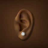 14K W Gold 2.61ctw F/VS1 Lab-Created Diamond Earrings  IGI