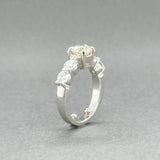 Estate Platinum 1.83ctw H-J/VS2-SI1 Diamond Eng. Ring
