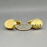 Estate 18K Y Gold Locket Cufflinks