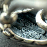 Estate David Yurman SS 14 6.22ctw Onyx Thoroughbred Shrimp Earrings