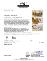 Estate 14K TT Gold 0.58ctw H/SI2-I1 Diamond Huggie Earrings