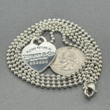 Estate Tiffany & Co. SS Heart Tag Pendant