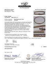 Estate 14K Y Gold 2.38ctw I-J/SI2-I1 Diamond Tennis Bracelet