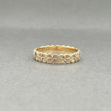 Estate 14K Y Gold Flower Ring