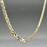 Estate 14K Y Gold 5.12mm 24” Anchor Chain