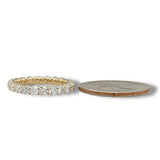 14K Y Gold 2.00ctw G/I1 Diamond Eternity Band