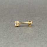 Estate 14K Y Gold 0.14ct H/I1 Diamond Single Stud Earring