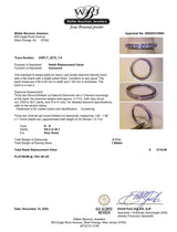 Estate Platinum 0.71ctw G-H/VS2-SI1 Diamond Eternity Ring