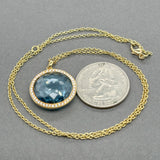 Estate Ippolita 18K Y Gold 21.2ct Topaz & 0.24ctw Diamond Lollipop Pendant