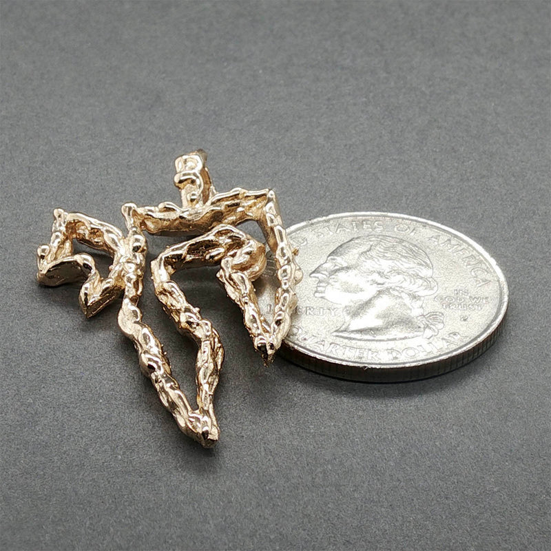 Estate 14K Y Gold Chai Pendant