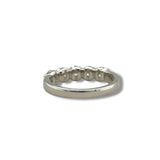 14K W Gold 1.00ctw G/I1 5 Round Diamond Ring