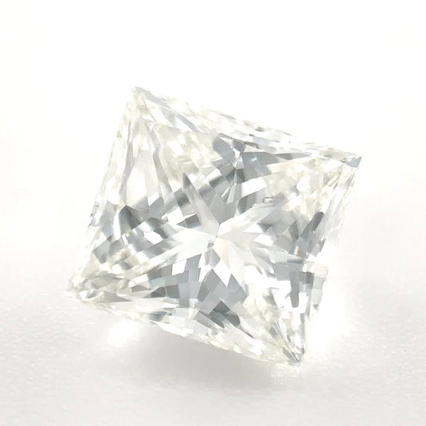 Estate 1.00ct I/SI1 Princess Cut Diamond GIA