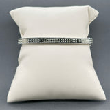 Estate SS Marcasite Bangle Bracelet