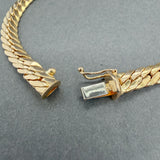 Estate 14K Y Gold 4.9mm Curb Link Bracelet