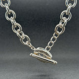 Estate Tiffany & Co. SS 10.0mm 16” Cable Toggle Necklace