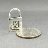 Estate Tiffany & Co. SS & Padlock Pendant