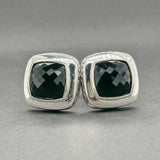 Estate David Yurman SS 6.32ctw Onyx Albion Earrings