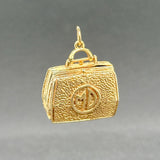 Estate 14K Y Gold Doctors Bag Pendant
