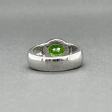 Estate 14K W Gold 1.61ct Garnet Ring