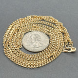 Estate 18K Y Gold 3.26mm 30” Cuban Link Chain