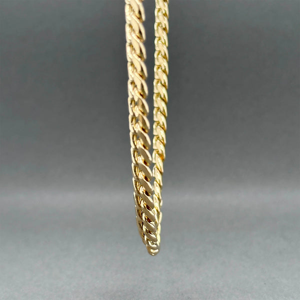 Estate 14K Y Gold Hollow 6.11mm 18” Curb Link Chain
