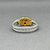 Estate Charriol STST 18 0.08ctw H/VS2 Diamond Heart Ring