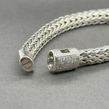 Estate John Hardy SS Diamond Icon Bracelet