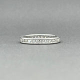 Estate Platinum 0.68ctw G-H/VS2-SI1 Diamond Eternity Ring