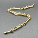 Estate 14K Y Gold 0.59ctw I-J/I1-2 Diamond Link Bracelet