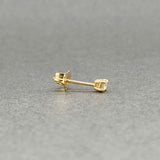 Estate 14K Y Gold 0.06ct I/I1 Diamond Single Stud Earring