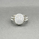Estate 14K W Gold 2.24ctw Black-G-H/SI1-I1 Diamond Flip Ring