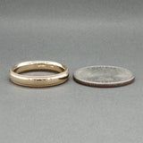 Estate 14K Y Gold 4.14mm Milgrain Ring