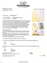 Estate 14K Y Gold 0.51ctw Diamond By The Yard Necklace