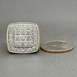 Estate 14K Y Gold 3.33ctw G-H/SI1-2 Diamond Men’s Cocktail Ring