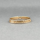 Estate Tiffany & Co. 18K R Gold 0.11ct Diamond Atlas Ring