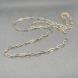 Estate 14K Y Gold 3.1mm 22” Paperclip Link Chain