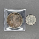 Estate 0.9 Silver 1887-S US Morgan Dollar Choice Attractive Patina AU