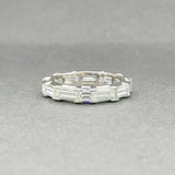Estate Platinum 3.81ctw H-I/VS2-SI1 Diamond Eternity Ring