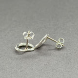 Estate Tiffany & Co. Peretti SS 14 Open Heart Stud Earrings