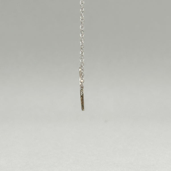 Colgante SS con inicial "O" lateral