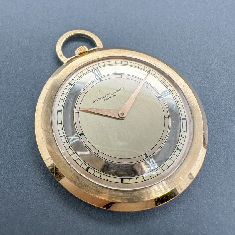 Estate Audemars Piguet 18K Y Gold Antique Mechanical Pocket Watch