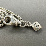 Estate David Yurman SS 0.61ctw Diamond Cable Heart Pendant