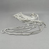 Estate David Yurman SS 5 Chain Station Necklace