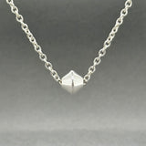 Estate Tiffany & Co. SS Barrel Bead Necklace