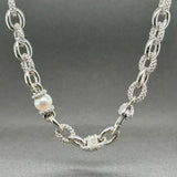 Estate Judith Ripka SS FWP 8.4mm Cable Chain