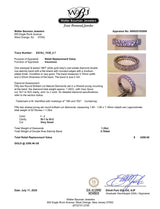 Estate 18K W Gold 1.35ctw Diamond Eternity Ring