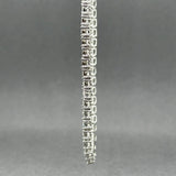 Estate 14K W Gold 2.75ctw H-I/I1-2 Diamond Tennis Necklace