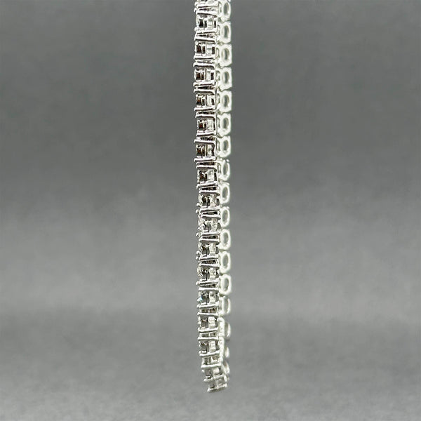 Estate 14K W Gold 2.75ctw H-I/I1-2 Diamond Tennis Necklace